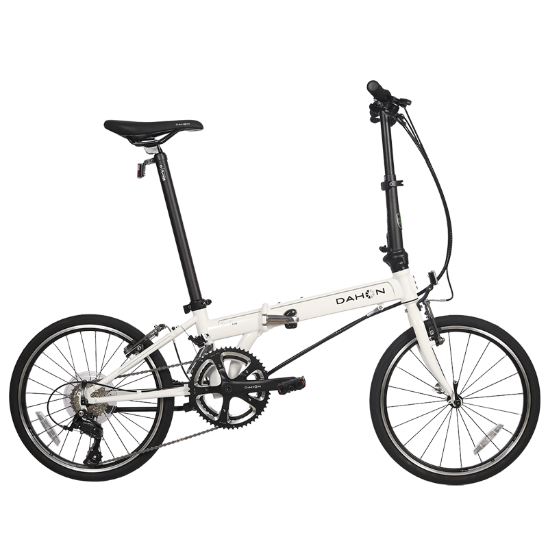 DAHON Folding Bicycle, 20-Inch, 18-Speed, Unisex Road Bike, KAC083, White