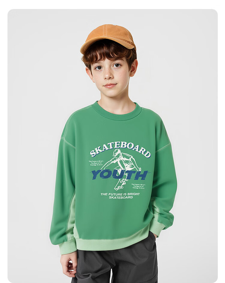 Balabala [balaOne] Kids Long Sleeve Sweatshirt Children's Clothing Boys Girls 2026 Spring Top 12