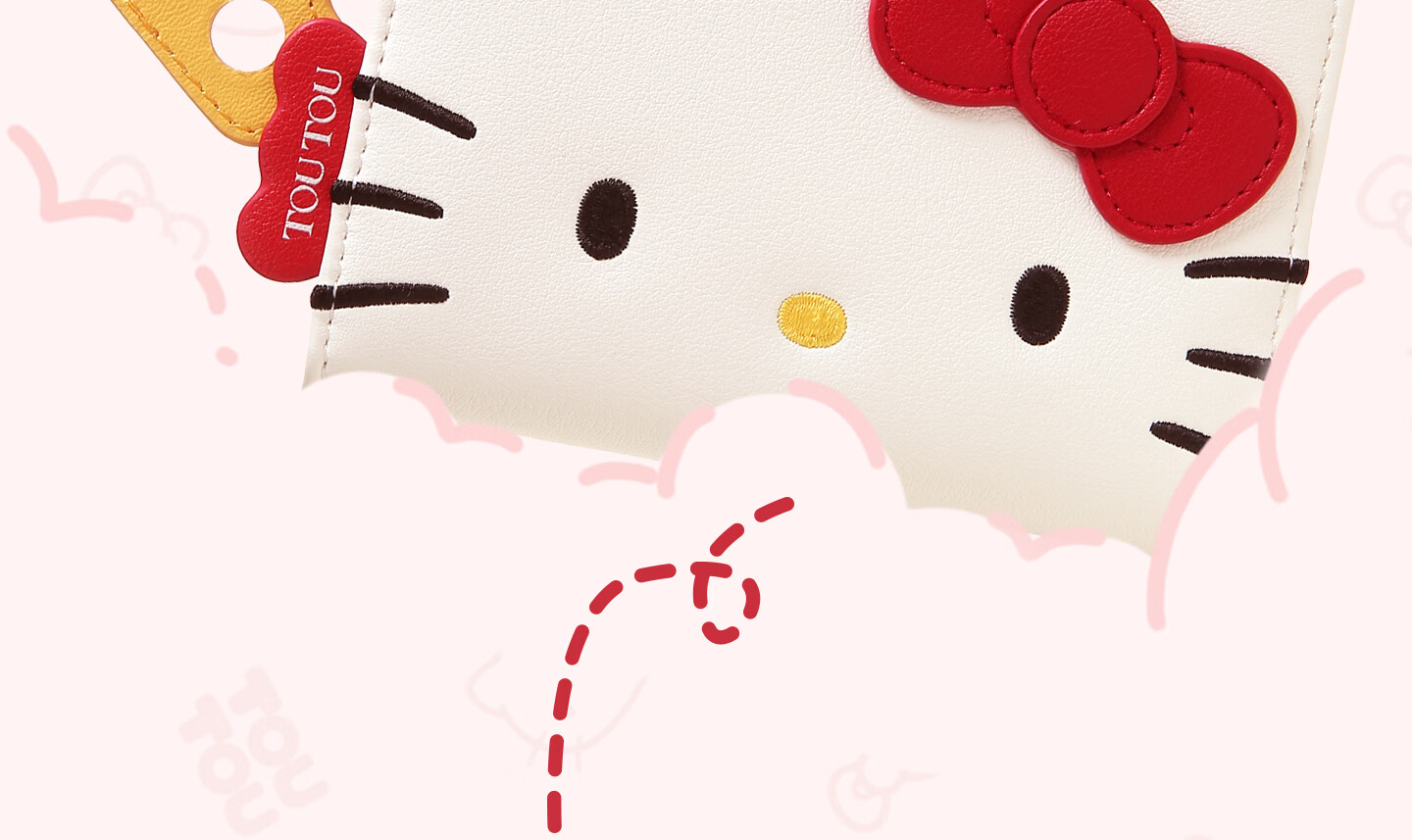 Toutou HELLO KITTY Cute ID Card Holder Storage Card Wallet Coin Purse Birthday Gift for Best Friend 13