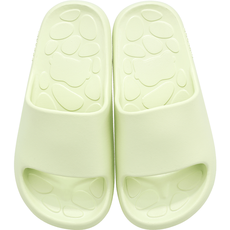 Mutong Kids Summer Indoor Bathroom Slippers Lightweight Soft Sole Trendy Slippers for Boys and Girls, Parent-Child Style, Aqua Green Size 240
