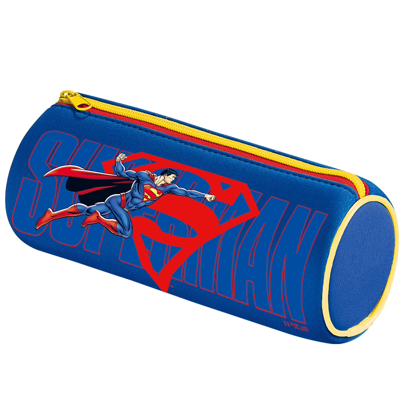 Maped Superman Limited Edition Student Pencil Case Large Capacity Stationery Storage Bag Zipper Pencil Neutral Pen Ruler Eraser Organizer 934833CH Back to School Essential for Boys