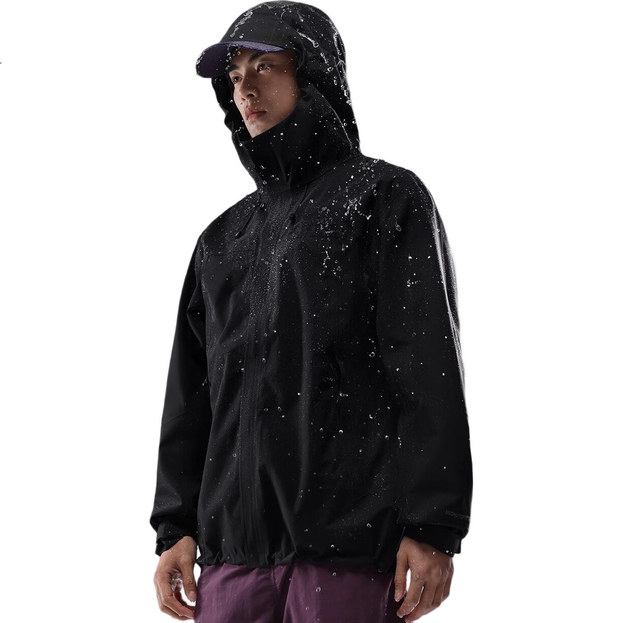CAMEL Single-Layer Softshell Jacket Outdoor Hard Shell 3L Professional Waterproof All-Weather Stormproof Camping Mountaineering Coat 31864