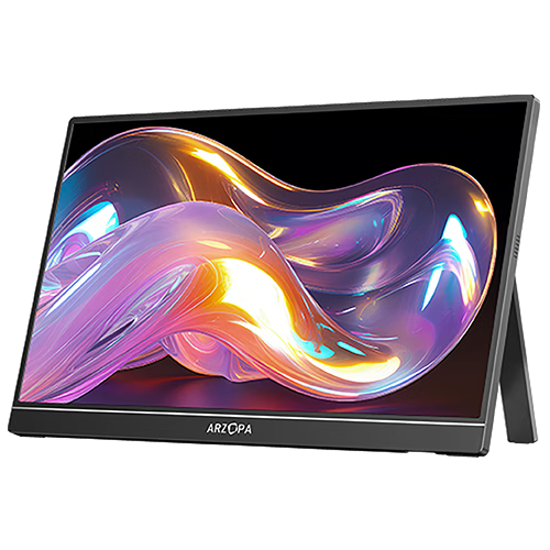 ARZOPA A Zhuopa 16.1-Inch 100% SRGB Portable Monitor, Computer Phone Laptop Gaming Console Extension Screen Display Secondary Screen A1C