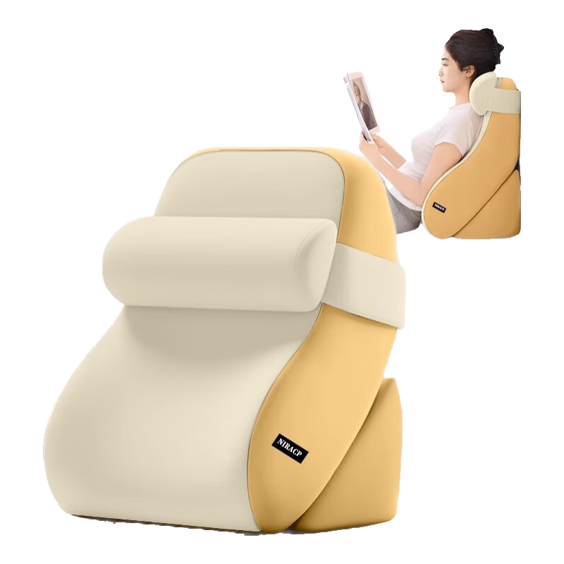 Nila Bed Headrest Cushion Backrest Pillow Large Backrest Cushion Neck and Waist Support Maternity Bed Backrest Sofa Recliner Pillow