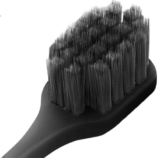Зубная щетка Colgate Wide-Dense Charcoal Soft Bristle, с угольными щетинками, для ухода за деснами, широкая головка, 2 шт., случайный цвет