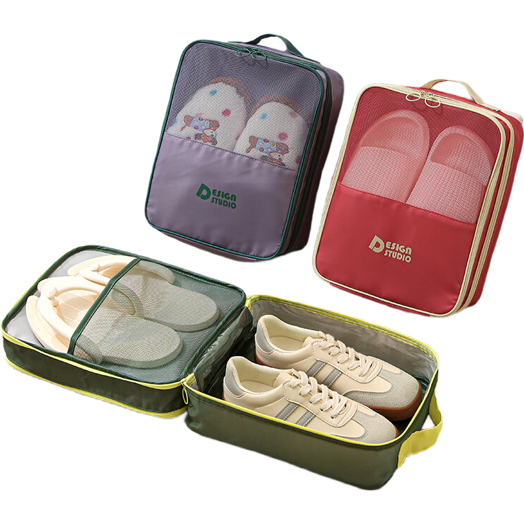 40,000 KM Shoe Storage Bag Portable Travel Luggage Shoe Pouch Dustproof Shoe Organizer