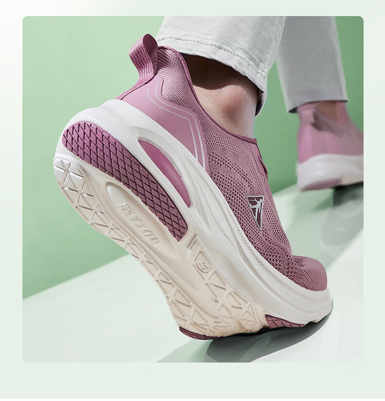 Zulijian Elderly Spring Sports Walking Shoes Casual Shock Absorption Sneakers 26113014T Sakura Pink Women Size 37 10