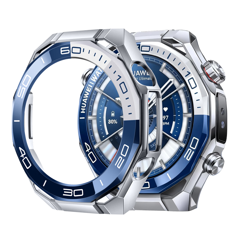 Weiqiantu Huawei Extraordinary Master 2 Guardian Series Silver Protective Case for Huawei Watch