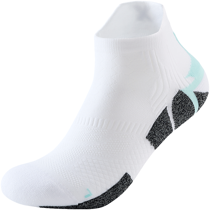 XTEP Men's Marathon Professional Running Socks Gray One Size