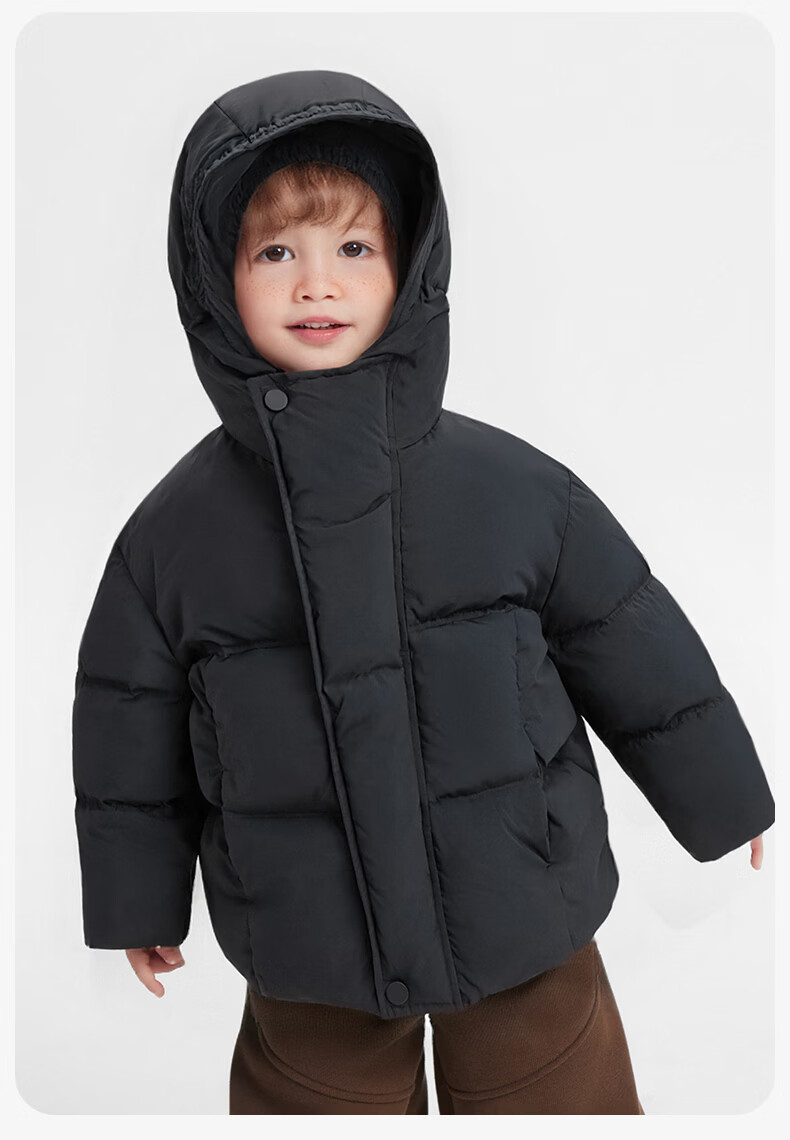 Ciciibear Baby Down Jacket Unisex Kids Winter Thickened Extreme Cold Warm Puffer Coat with Three-Proof Technology 10