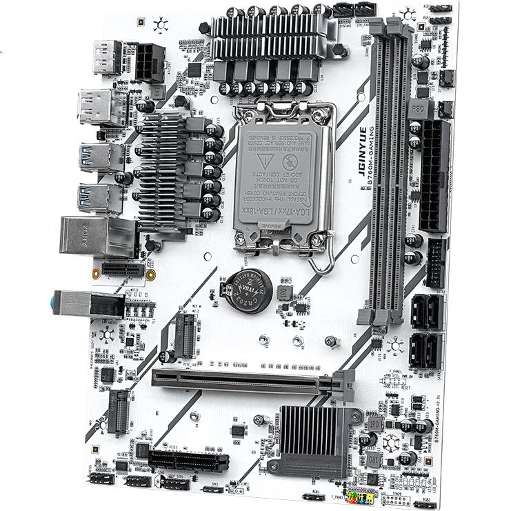Материнская плата JGINYUE B760M GAMING, DDR4, LGA 1700