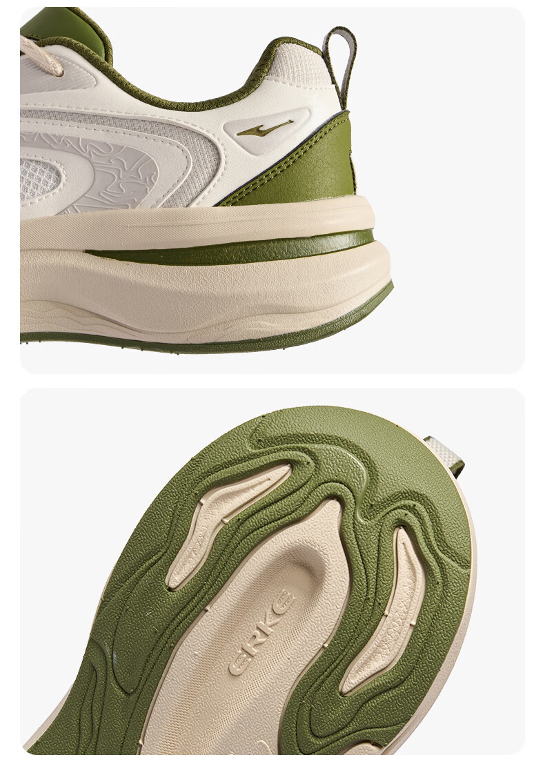 ERKE 2026 New Comfortable Thick-Soled Dad Sneakers Soft Elastic Versatile Casual Shoes Wei Yang 3 36