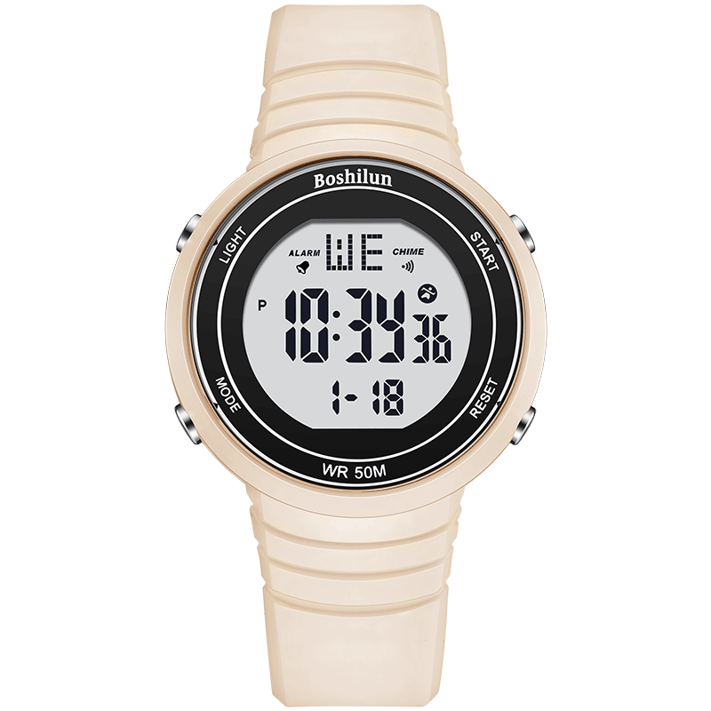 Bausch & Lomb Student Electronic Watch for Girls, High School and Middle School, Alarm Clock, Sports Watch, Multifunctional, Luminous, Waterproof, 2026 New Model