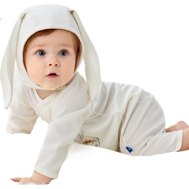 Детский комбинезон-слип Babycare, хлопковый, для новорожденных, на выписку, цвет шампань-розовый, 59 см