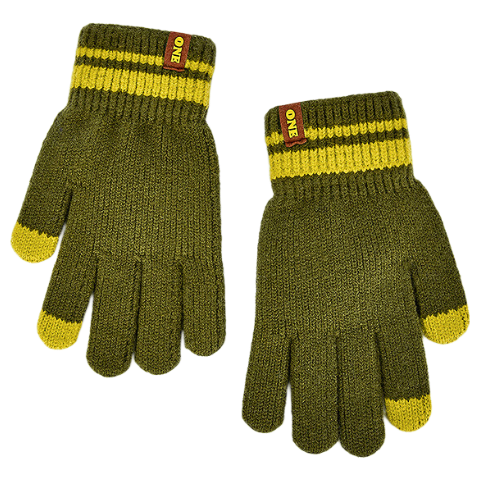 Balabala BalaOne Kids Gloves Boys Colorblock Five-Finger 2025 Warm Comfortable Fashion Simple 208425162210
