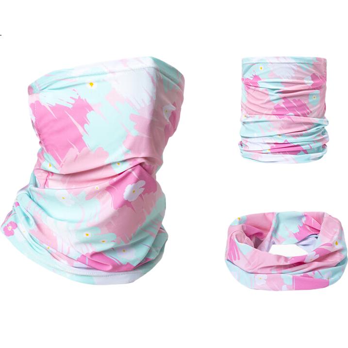 B.Duck Yellow Duck Kids Hanging Ear Sun Protection Face Mask UPF50+ UV Protection Summer Cooling Outdoor Beach Face Cover Neck Gaiter