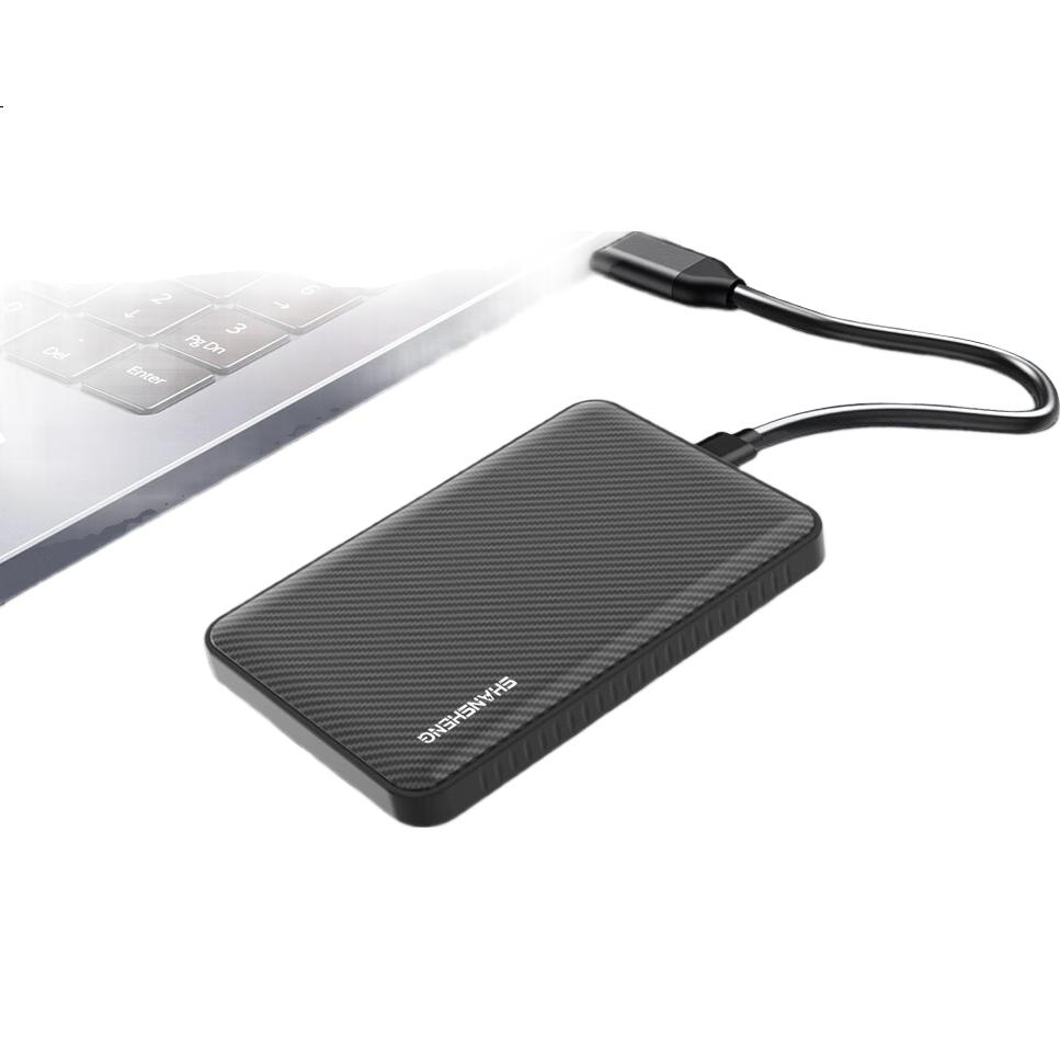 Портативный жесткий диск Shansheng 640GB USB 3.0, 2.5-дюймовый внешний накопитель P1, черный