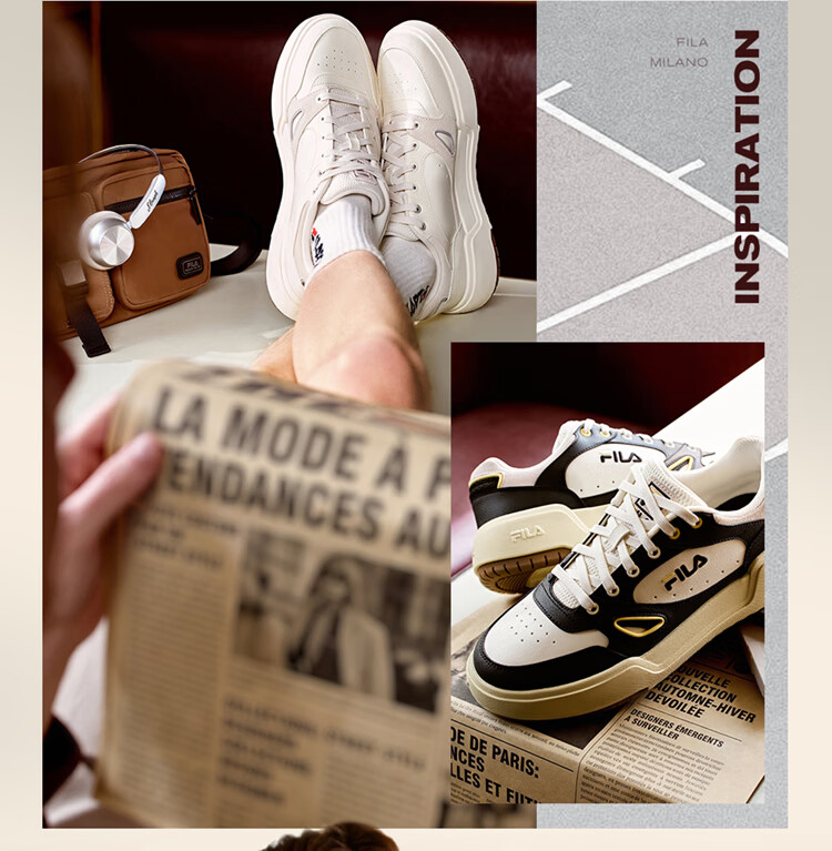 FILA Official Women's CAMPUS 1S Sneakers 2026 Spring Square Casual Shoes 4