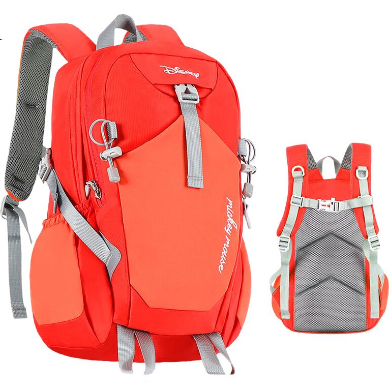 Disney Elementary School Backpack Children's Lightweight Outdoor Hiking Bag Breathable Backpack for Boys And Girls Traveling Big Red