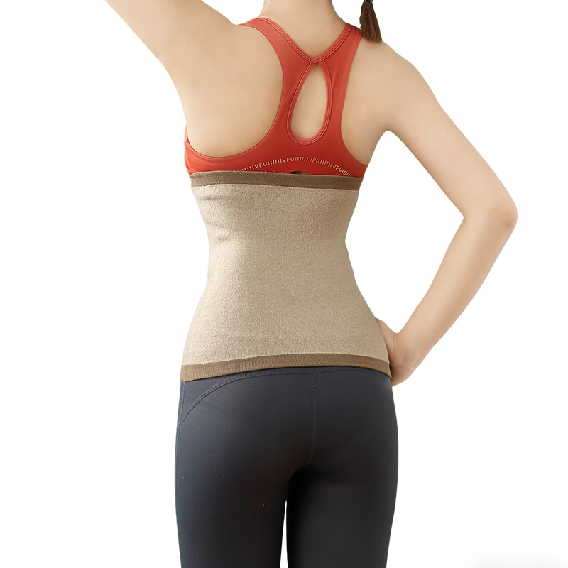 YUZHAOLIN Knitted Waist Warmer Support Belt for Lumbar Protection, Abdominal Warmth, Sports Fitness, Cold Prevention, Size L