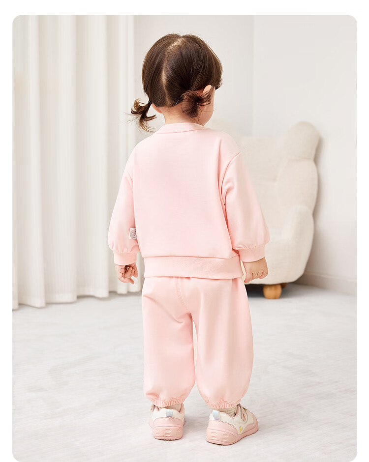 Balabala Kids Two-Piece Set Toddler Baby Boys Girls 2026 New Spring Outfit Top and Pants Cute Comfortable 16