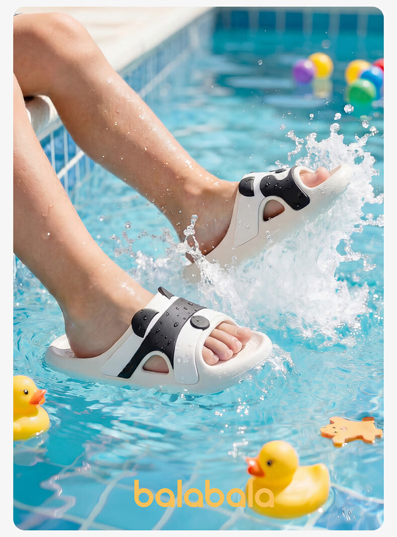 Balabala Kids Cartoon Summer Indoor Bathroom Cute Boys Girls Slippers Sandals for Older Children 11