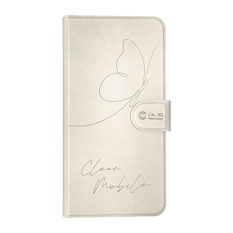 Hanvon Clear Mobile Phone E-Reader, Lake Blue Protective Case