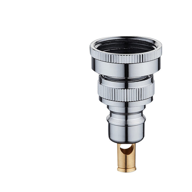 Submarine XT46 Washing Machine Connector, 1/2 Inch And 3/4 Inch Universal, Anti-Slip Automatic Water-Stop Angle Valve Faucet, 1/2 Inch to 3/4 Inch Adapter