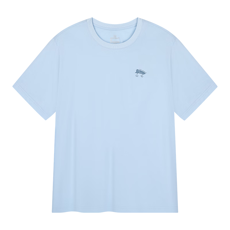 361° Unisex T-Shirt Spring Summer New Pure Cotton Sports Outdoor Loose Fit Crew Neck Short Sleeve Top 632623102-6