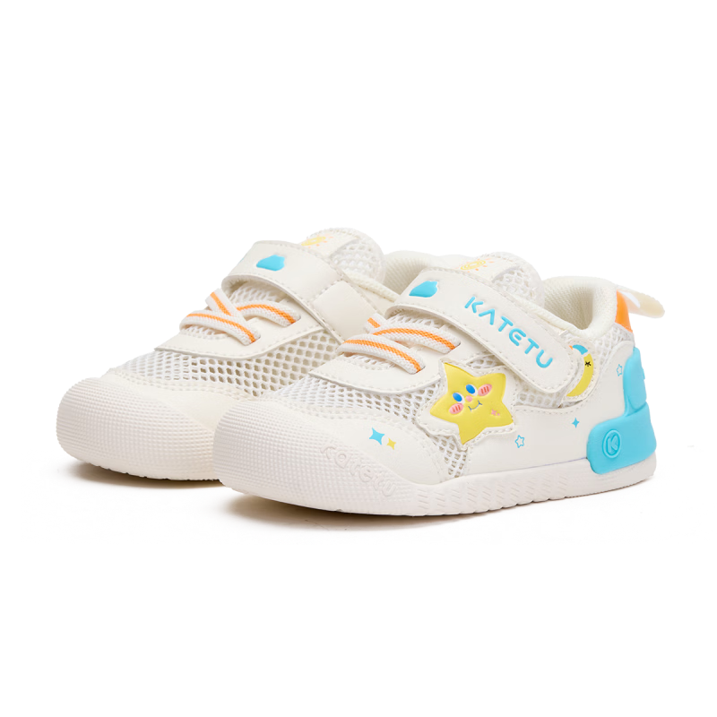 Cater Rabbit Baby Kids Shoes 2026 Spring New Girls White Sneakers Non-slip Breathable Boys First Walk Shoes X6AE002