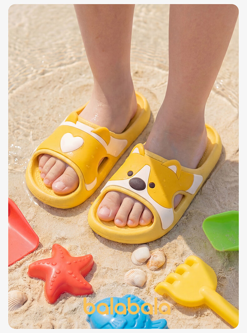 Balabala Kids Cartoon Summer Indoor Bathroom Cute Boys Girls Slippers Sandals for Older Children 18