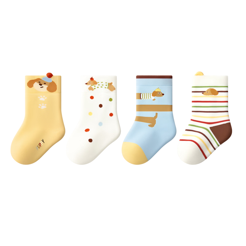 Baby Winter Thickened Cotton A-Class Fleece Terry Children's Mid-Calf Socks Newborn Infant Socks