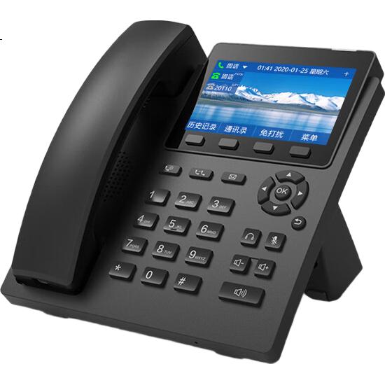 IP-телефон Yijiatong IP208, Android, 4.3-дюймовый цветной экран, 8 ГБ, черный