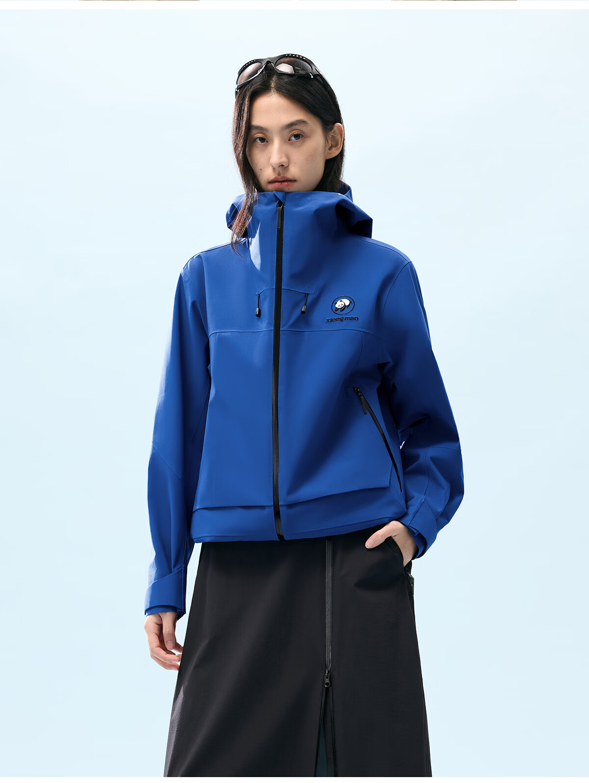 Panda Windproof and Rainproof Jacket Unisex 2026 Spring Summer Heavy Rain Waterproof Durable Outdoor Hiking Mountaineering Coat B076 32
