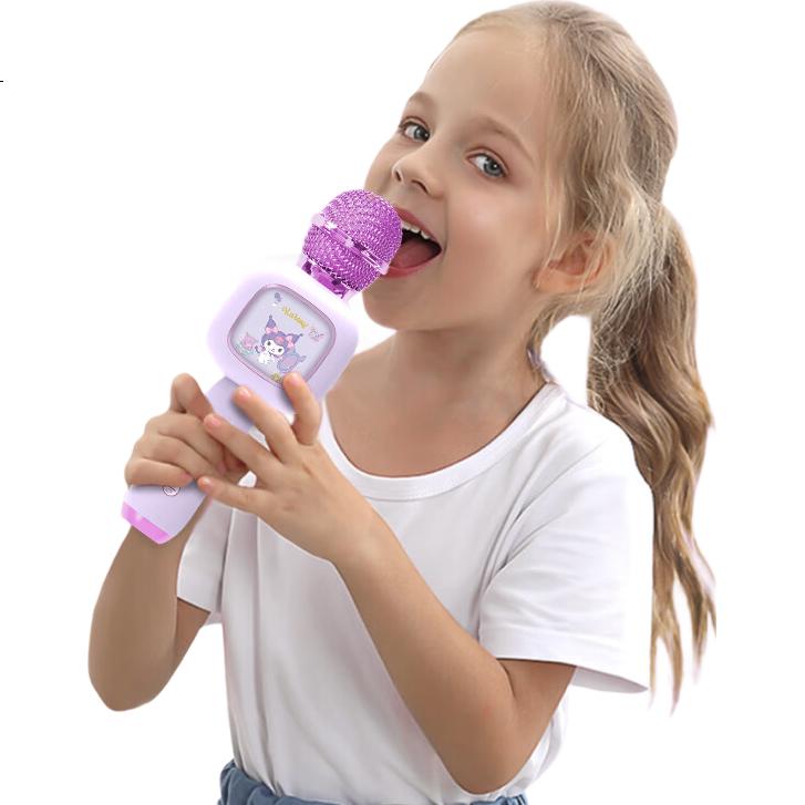 Детский микрофон-караоке SANRIO "Мелодия", колонка "все в одном", подарок для девочек 7-14 лет