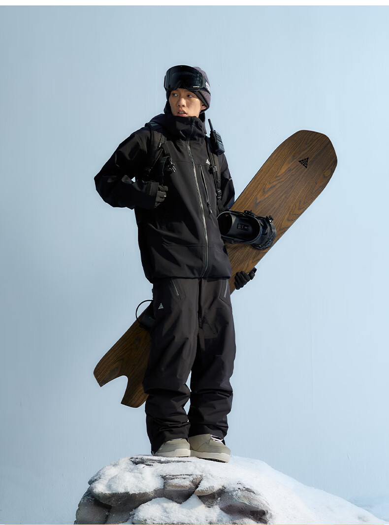 Nan En [Ice Dome] 25 New Professional Waterproof Warm 3L Ski Jacket P Cotton RECCO Ski Coat Sea Pine Yellow XS 15