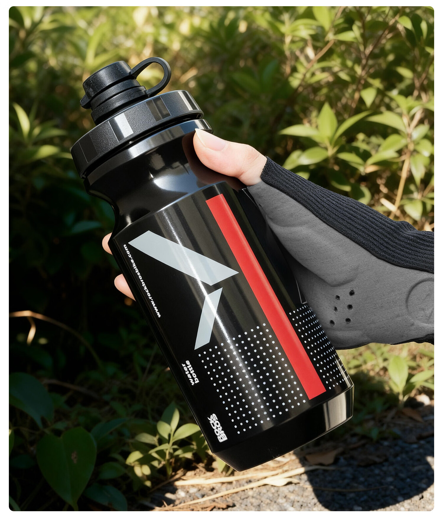 ROCKBROS Bicycle Cycling Water Bottle Unisex Mountain Road Bike Squeeze Outdoor Sports Water Cup Blue 18