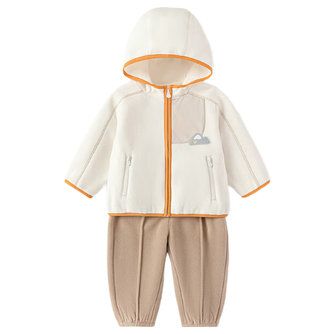 Balabala Kids Fleece Two-Piece Set for Boys and Girls 2025 Autumn Winter Anti-Static Cute Children's Clothing 208425104203