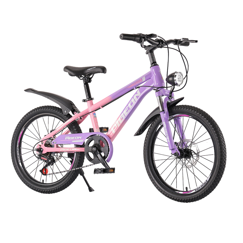 Feige Children's Bicycle TuoJie-T6 Mountain Bike Boys and Girls Student Pedal Bike Kids Bike Xingmang Pink Purple 7-Speed 20 Inch