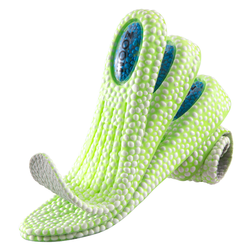 JVBV Boost Popcorn Cushion Height Increase Insoles for Men, Sports Shock Absorption, Comfortable Standing, -2.5cm, Model 4142