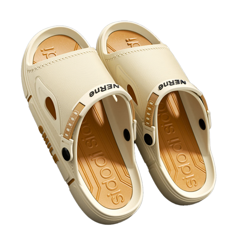 FOOTOPPO Men's Outdoor Dual-Purpose Sandals Beach Shoes Thickened Slippers Summer Non-Slip Sports Sandals