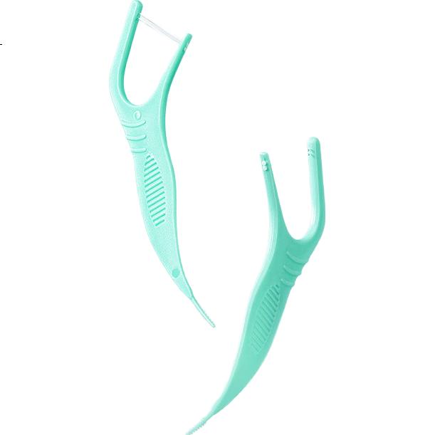 Зубные нити Meyarn Orthodontic Dental Floss Picks 50 шт. Ультратонкие с двойной нитью, многоэффективные, портативные, одноразовые межзубные зубочистки