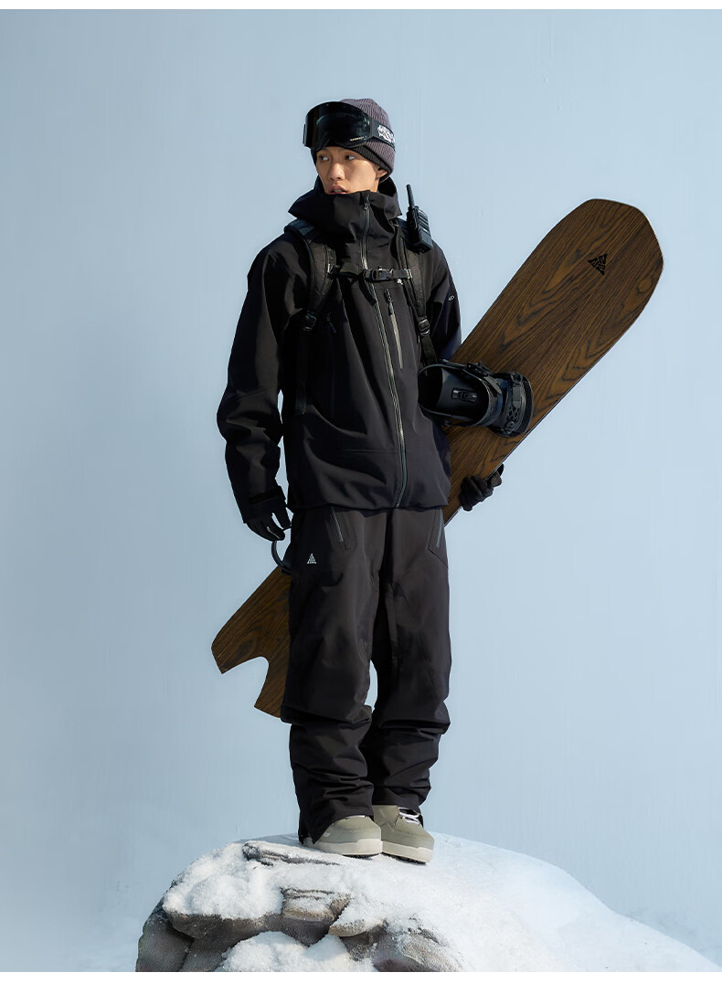 Nan En [Ice Dome] 25 New Professional Waterproof Warm 3L Ski Jacket P Cotton RECCO Ski Coat Sea Pine Yellow XS 13