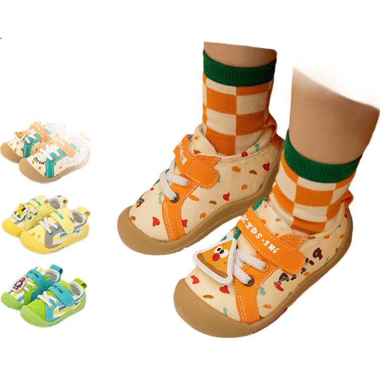 Детские кроссовки kids.ing Cadix, для детского сада, для мальчиков и девочек, малышей, нескользящие, с мягкой подошвой, цвет оранжевый, размер 32