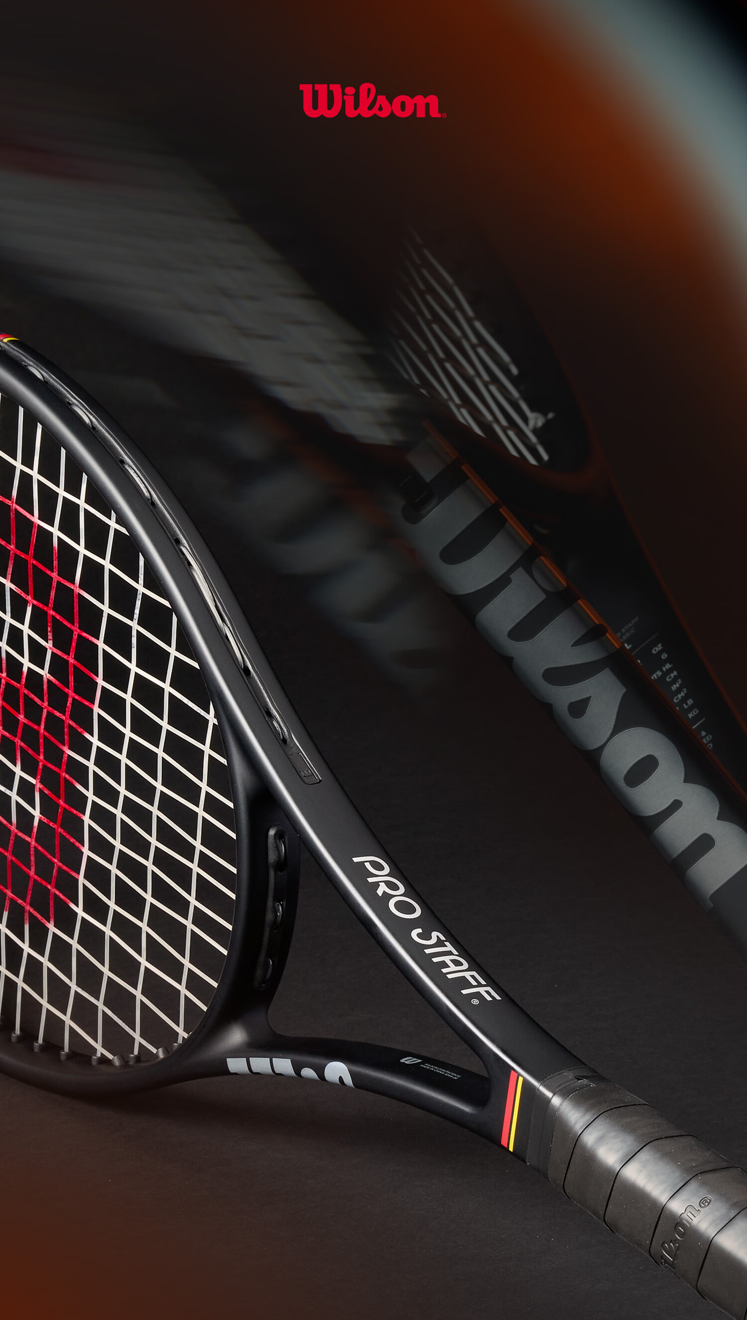 Wilson 2026 New PRO STAFF TEAM CLASSIC Black Full Carbon Professional Tennis Racket 1