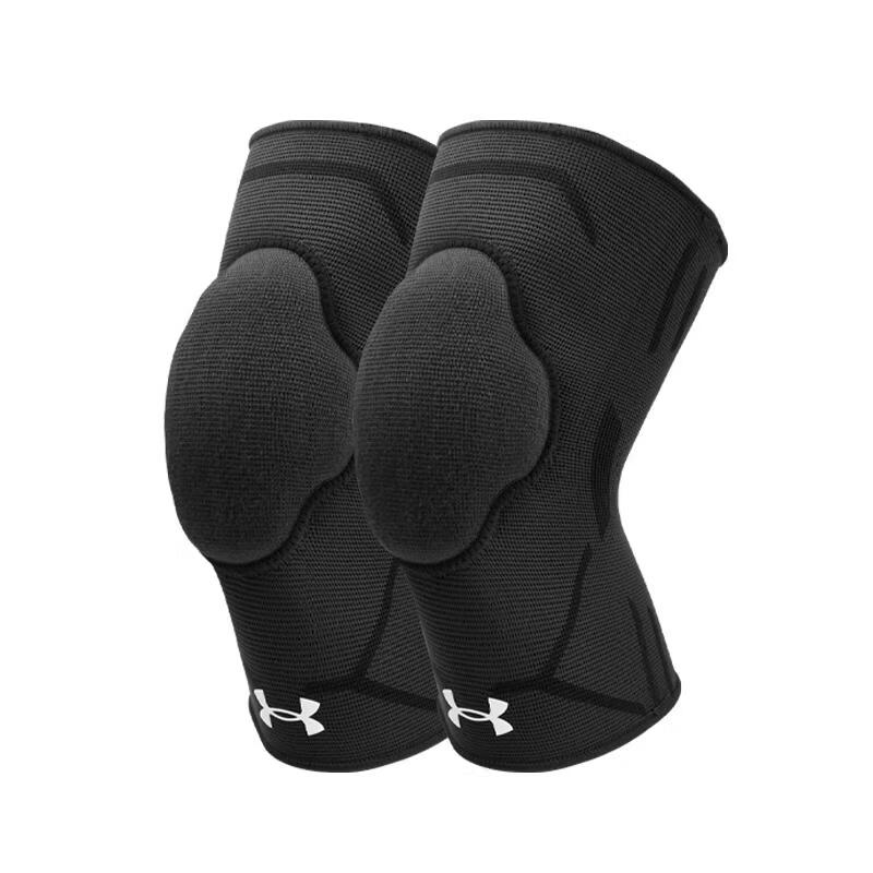Under Armour Kids' Warm Basketball Running Knee Pads (Pair) Protective Patella Over-the-Knee Leg Sleeves for Boys Football Sports Gear