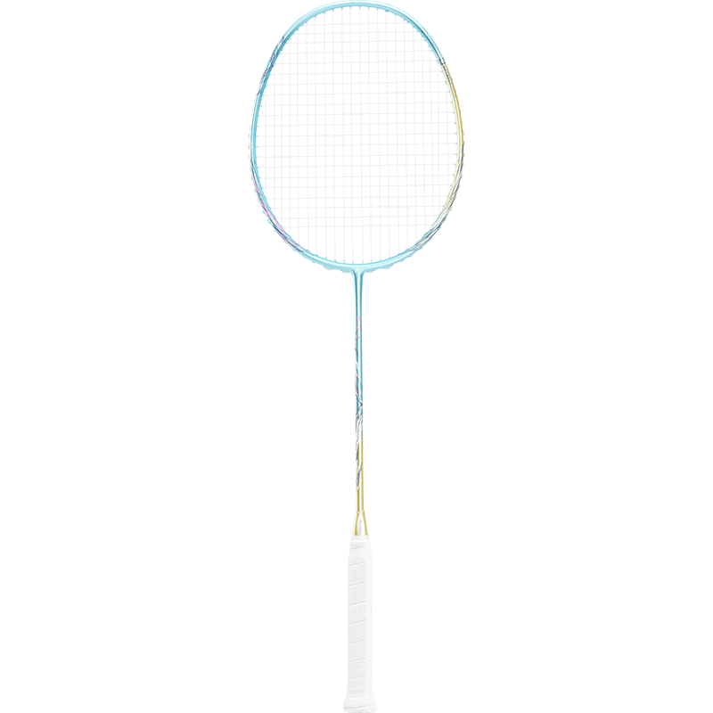 KAWASAKI Featherblade X5 Badminton Racket Gift Box Full Carbon Ultra-Light Single Racket Balanced Offense and Defense Gift for Girlfriend