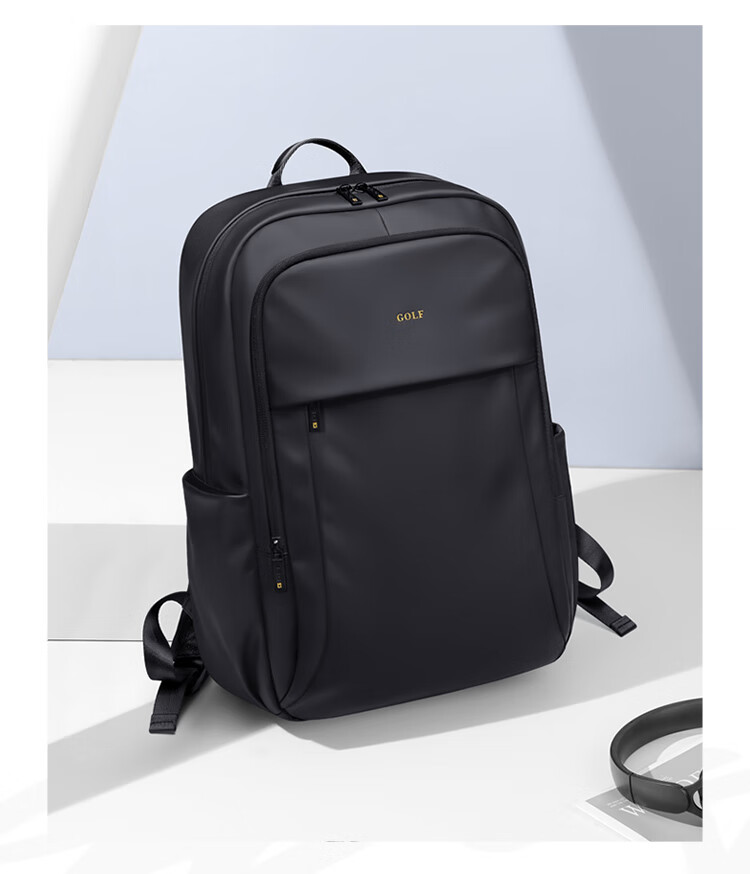 GOLF Men's Travel Backpack Large Capacity 15.6/16 Inch Laptop Student School Bag Commuter Business Backpack 12