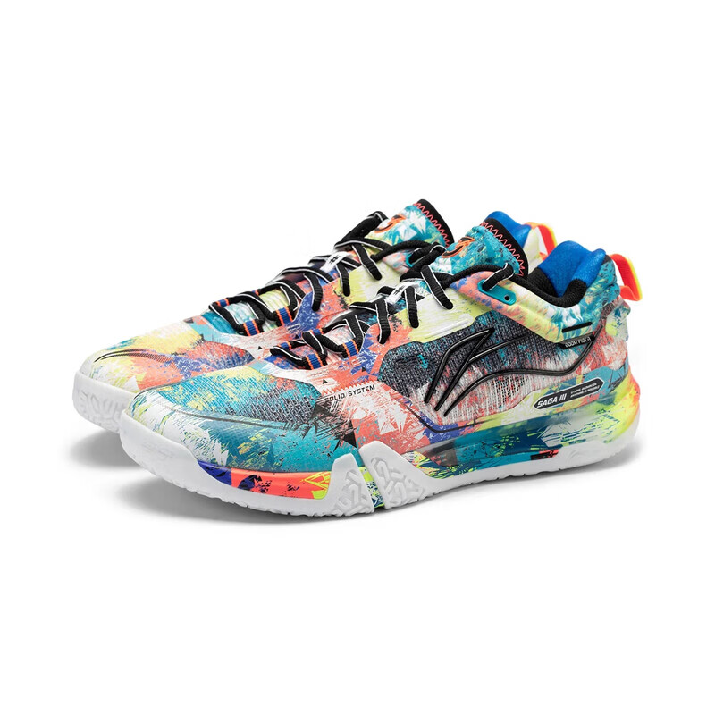 LI-NING Badminton Shoes Flying on the Ground 3PRO Artist Unisex Professional Competition Training Shock Absorption Non-Slip Sports Shoes