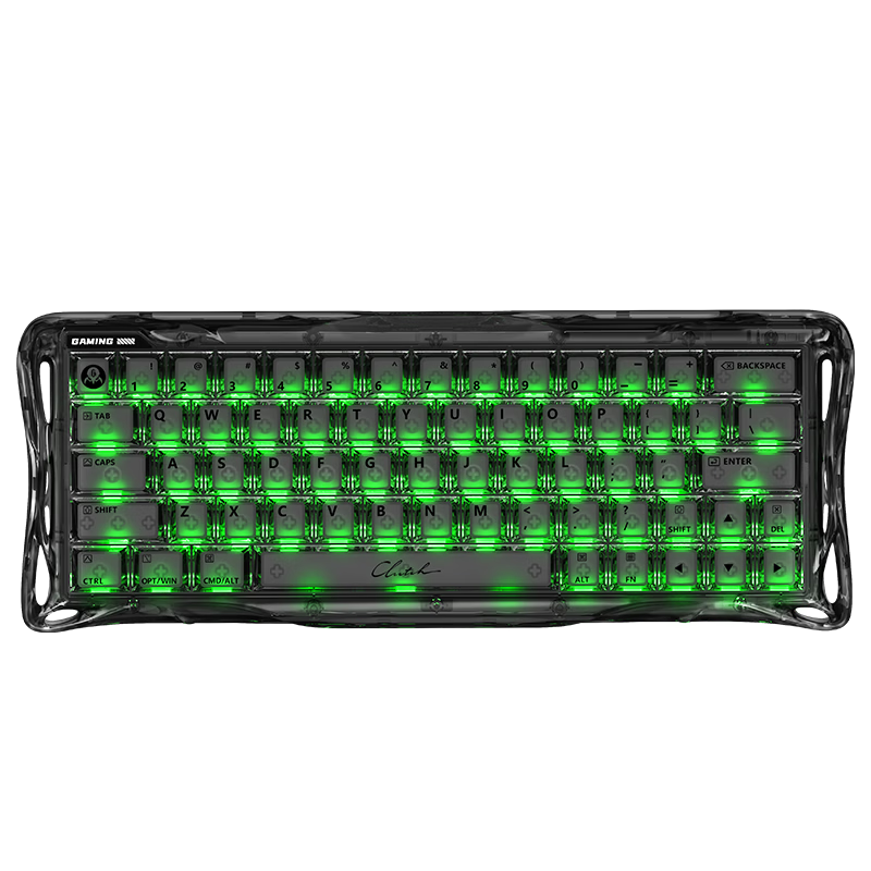 GravaStar V60 Magnetic Axis Keyboard UFO Switch Valorant Gaming Magnetic Axis Wired Single-mode RGB Lighting 8K Report Rate Custom Keyboard Night Shadow